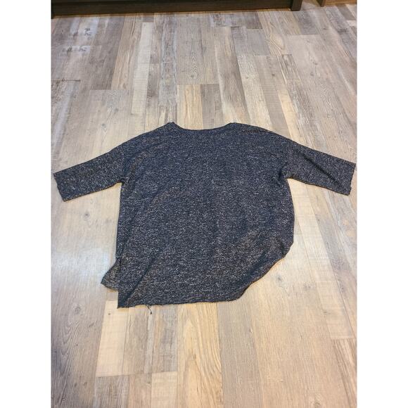 Philosophy medium womens static gray print side knot tied top - Picture 2 of 7